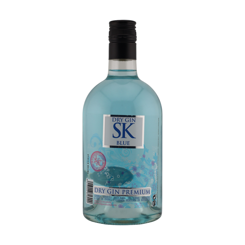 SK Premium Blue Dry Gin 37.5% 70cl